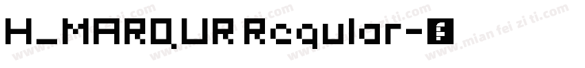 H_MARQUR Regular字体转换